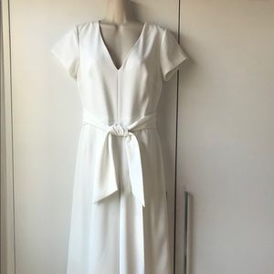 Club Monaco Classy Soft White Sannah Jumpsuit